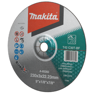 Makita A-85282 Cut-Off Wheel (Off Set) 230x3x22 C30t Fo - photo 2