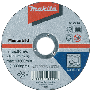 Makita A-85335 Cut-Off Wheel 230x2.5x22 A30r