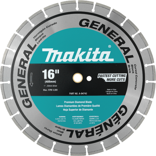 Makita A-94720 Diamond Wheel 12" General