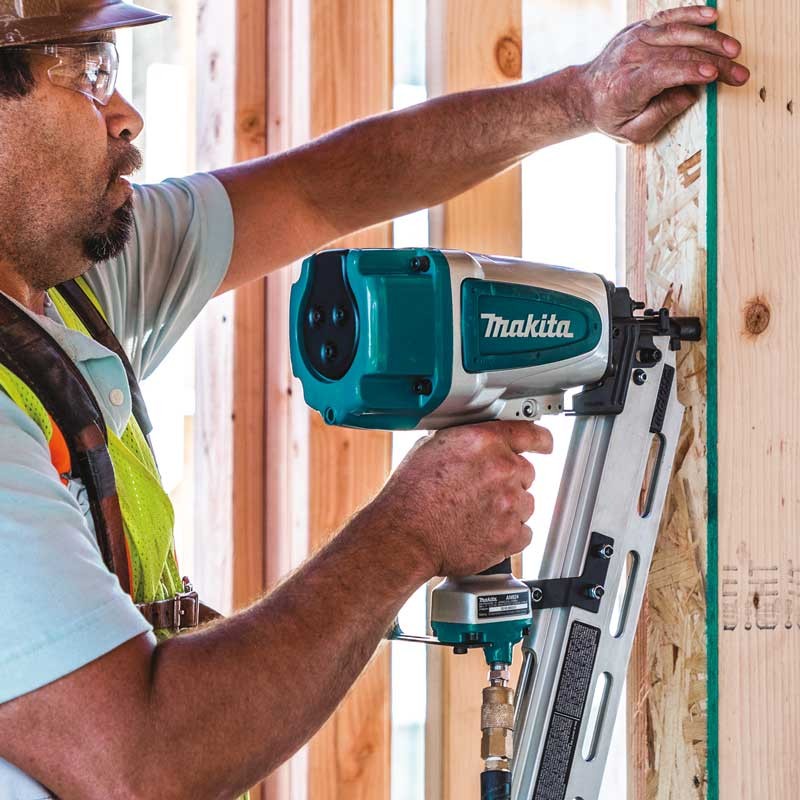 Makita AN924 Pneumatic Framing Nailer 90 mm, 21° Full Round Head - photo 3