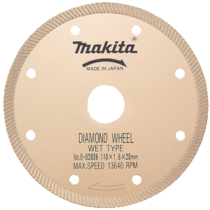 Makita B-02836 Diamond Wheel 110mm Corrug Eco Wet