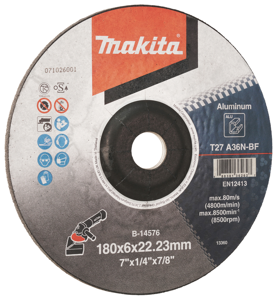 Makita B-14576 Dcgw For Aluminum 180x6x22