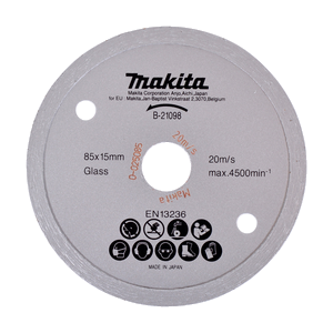 Makita B-21098 Diamond Wheel 85mm Tim Wet En For Tile