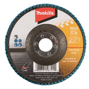 Makita B-22791 Flap Disc Fiberglass Backing/Flat 125mm
