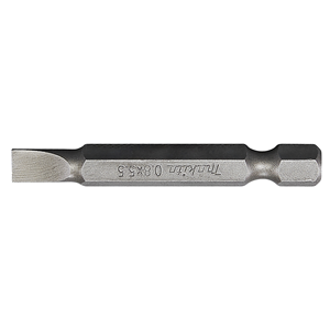 Makita B-25301 Screw Bit Set Slotted 0.8x5.5-50mm In Bl
