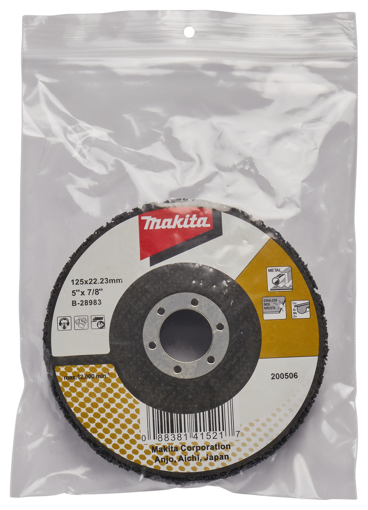 Makita B-28983 125mmx22.23 Strip Disc Black-F/Glass - photo 3