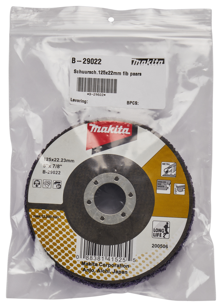 Makita B-29022 125mmx22.23 Strip Disc Purple-F/Glass - photo 3
