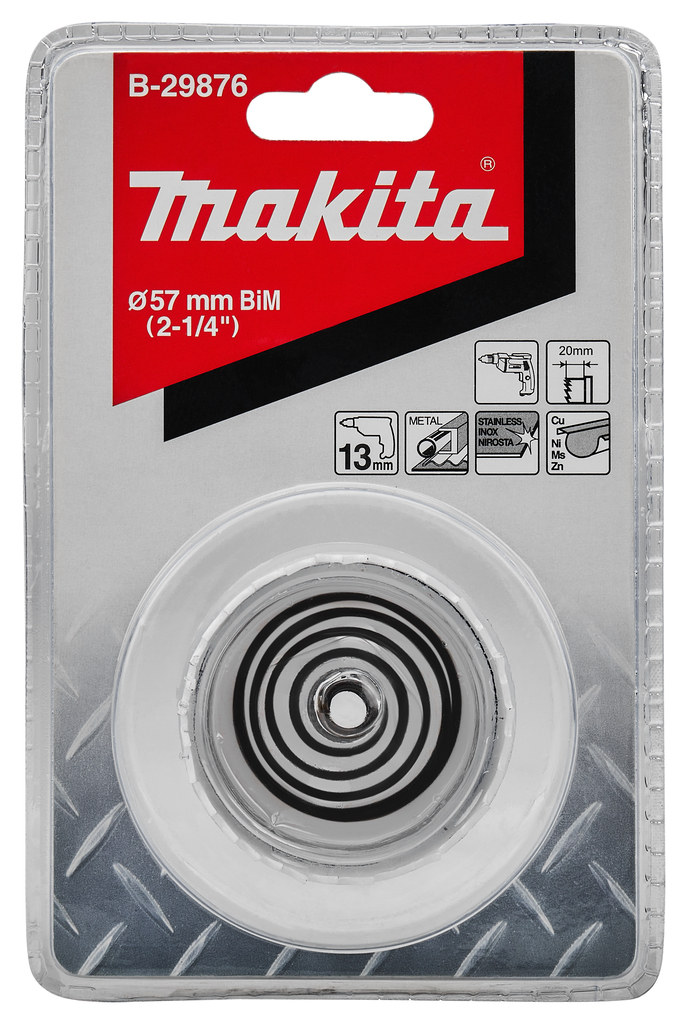 Makita B-29876 Bim Hole Saw For Ss 57mm - photo 2