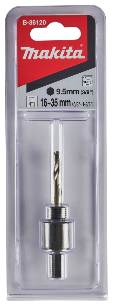 Makita B-36120 Adapter Pilot Drill 10 (16-35mm) For Ss - photo 2