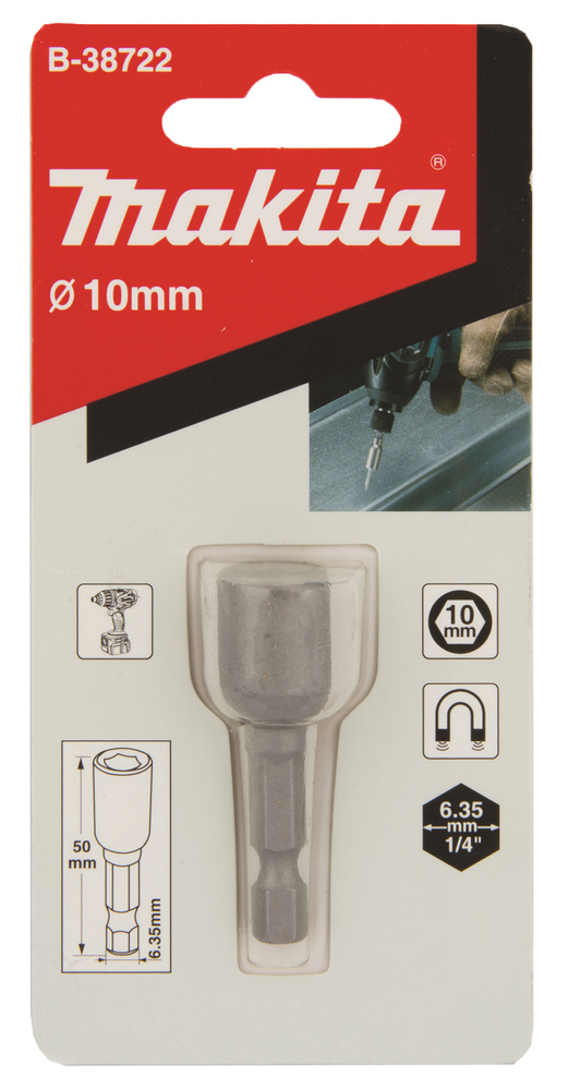 Makita B-38722 Magnet Nut Setter 10-50mm 1 Pc