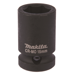 Makita B-40129 Impact Socket 15mm For 12.7mm(1/2") Anvi