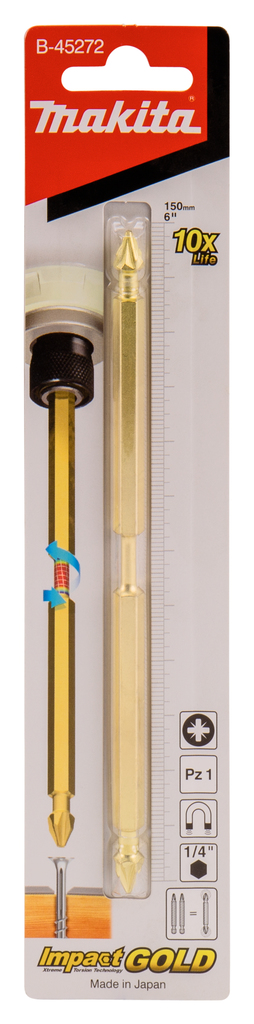 Makita B-45272 Impact Gold Dbl-End Torsion Pz1-150 1pc - photo 3