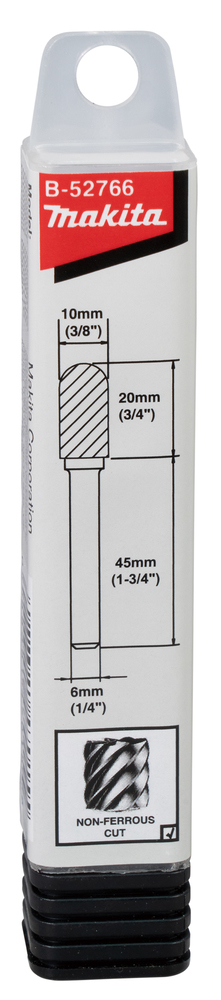 Makita B-52766 6mm Shank,sc,non-Ferrouscut10mmx20mm 1pc