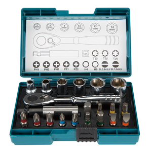 Makita B-54081 Rachet & Screw Bit 21pcs/Set