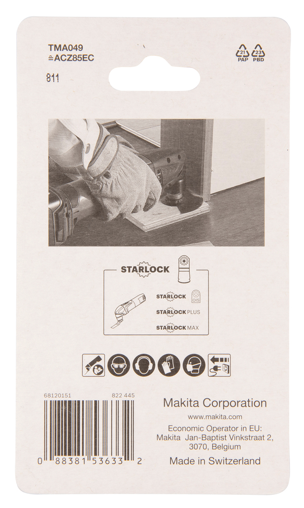 Makita B-64836 Starlock Segmentsaw 85 Tma049 - photo 3