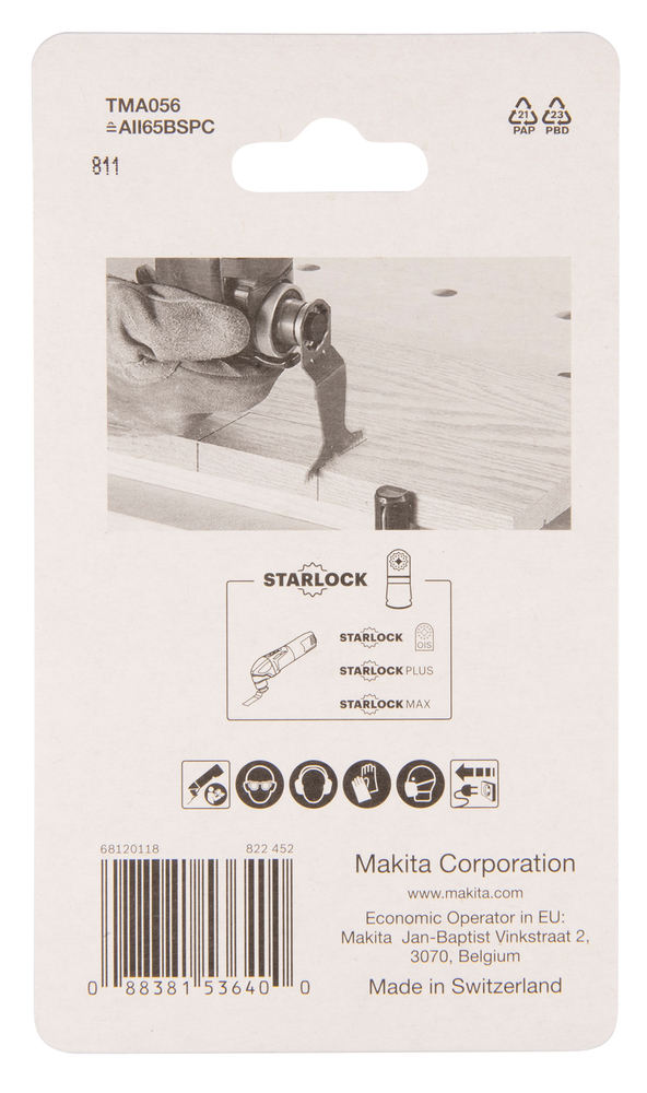 Makita B-64901 Starlock Cutsaw 65 Tma056 Hcs