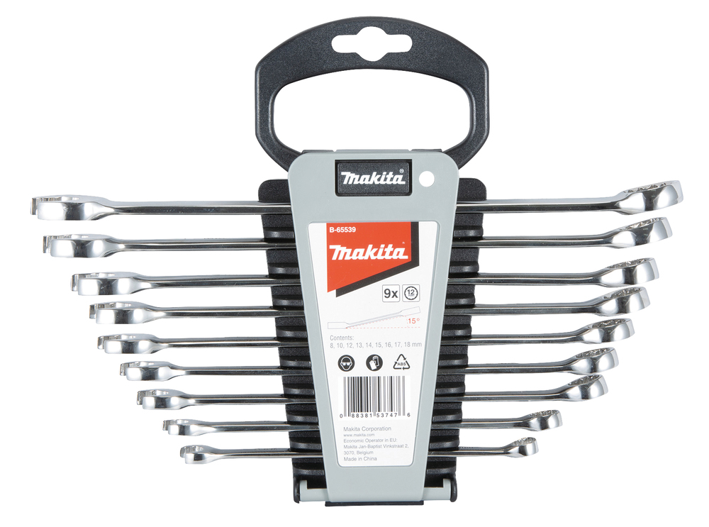 Makita B-65539 Combination Wrench 9pcs/Set