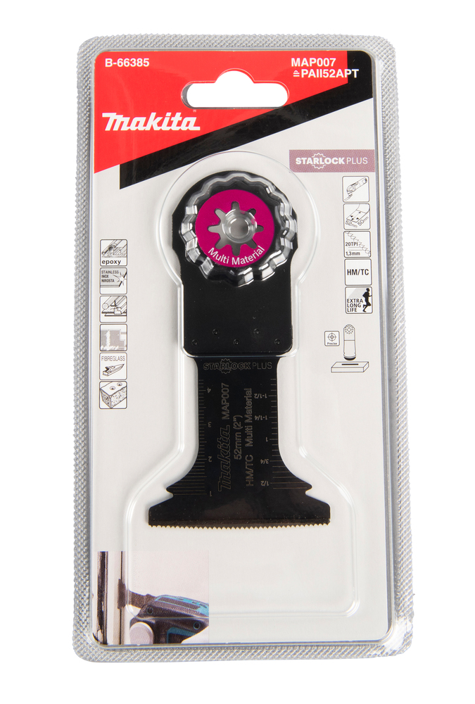 Makita B-66385 Bow Shape Tc Bar Plunge Blade Muli Mater