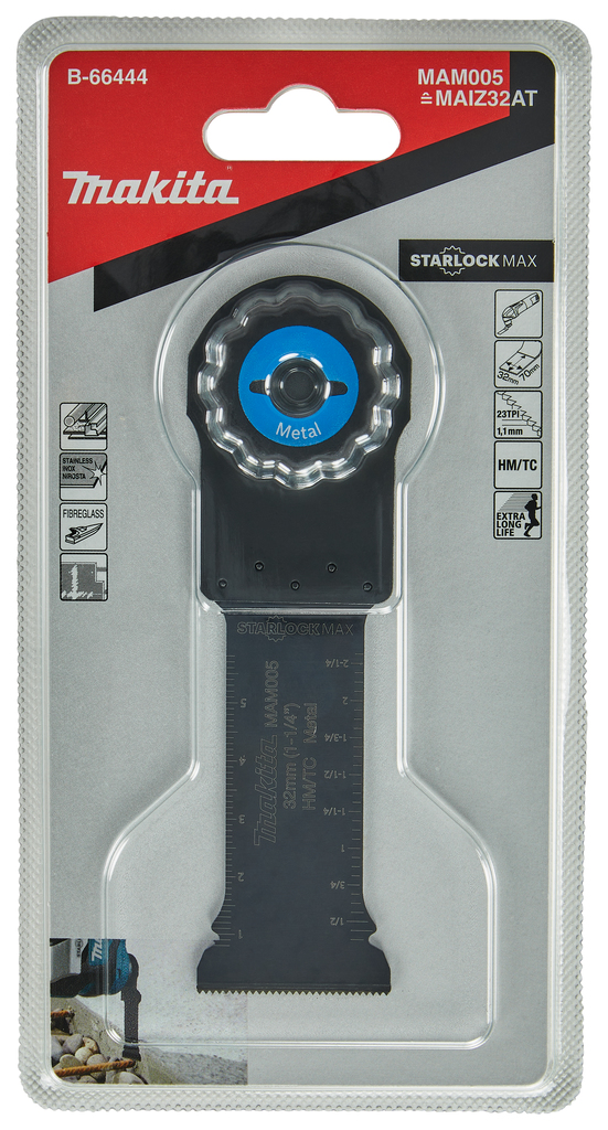 Makita B-66444 Tc Bar Plunge Blade/ Metal Star Max - photo 3
