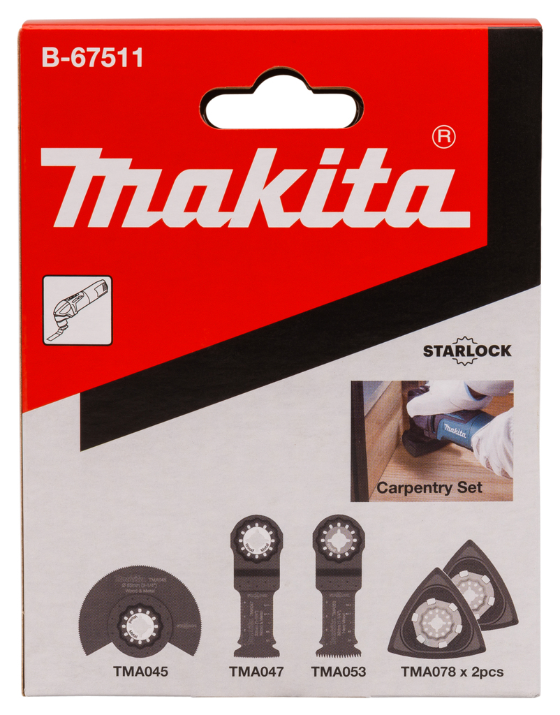 Makita B-67511 Multi Starlock Carpenty Set - photo 2