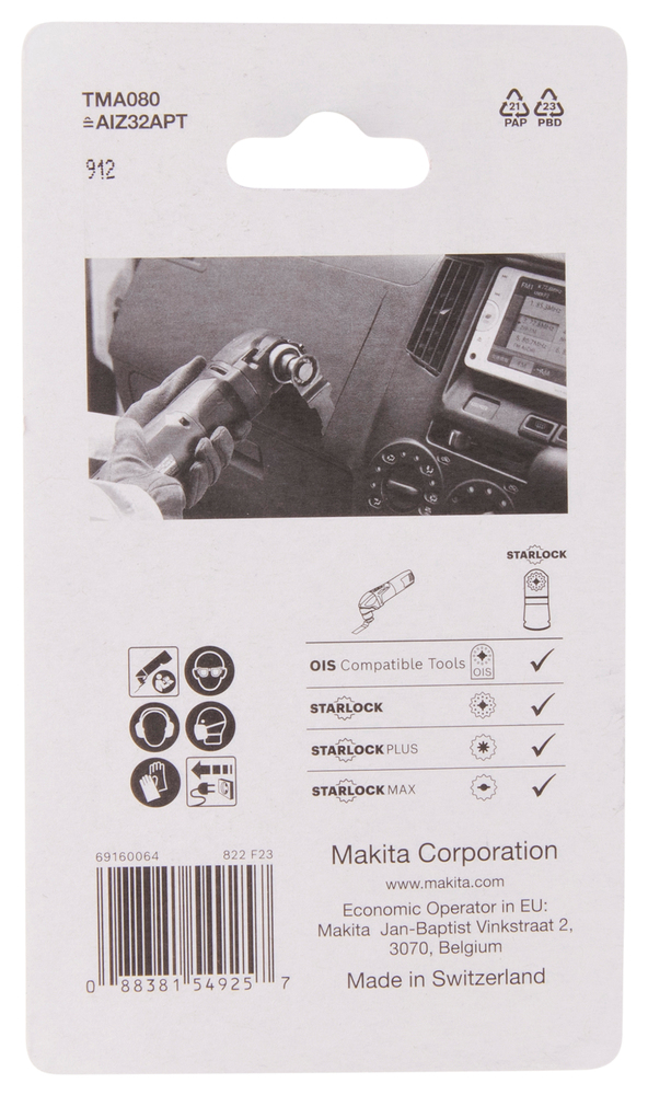 Makita B-69761 Starlockâ Tc Plunge Blade For Multi - photo 2