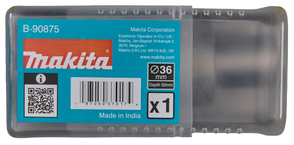 Makita B-90875 Tct Annular Cutters, 50mmã—î¦36mm