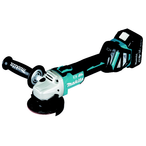 Makita DGA413RTE 18V Cordless Angle Grinder