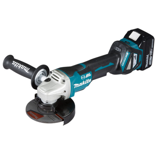Makita DGA517RTE 18V Cordless Angle Grinder