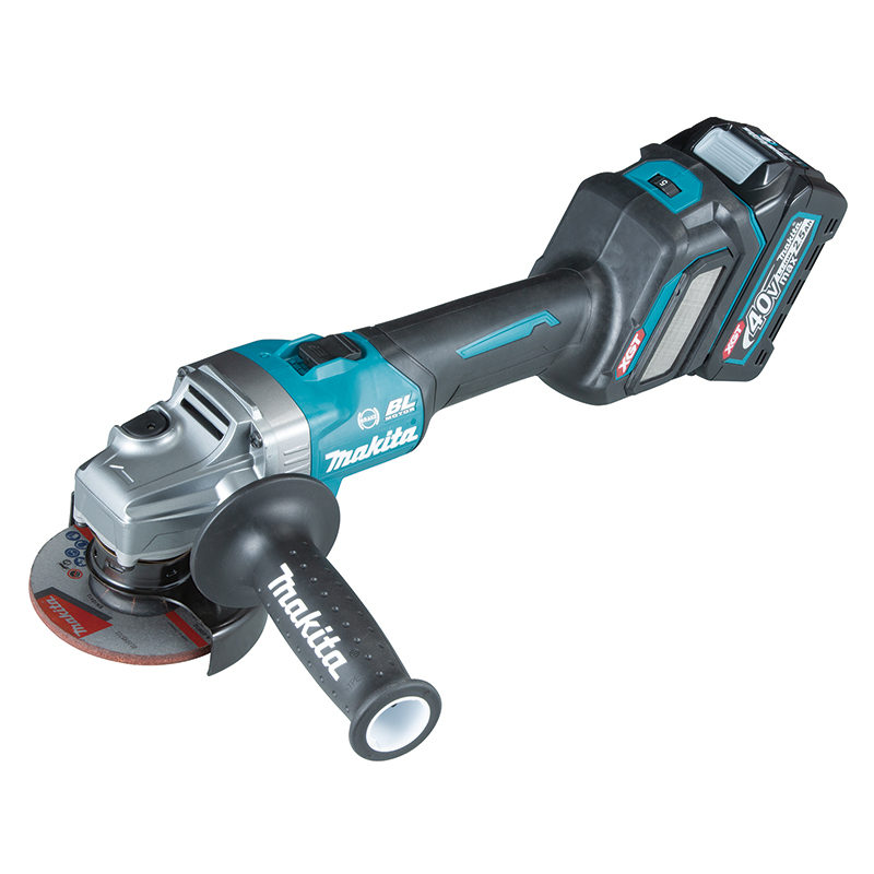 Makita GA021GD201 40V Cordless Angle Grinder 100mm Slide Switch