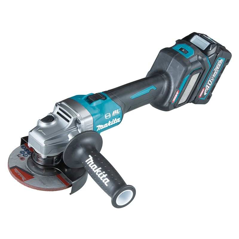 Makita GA023GD201 40V Cordless Angle Grinder 125mm Slide Switch