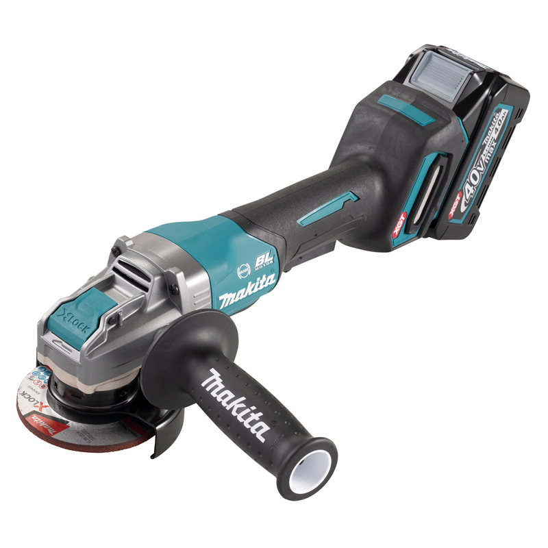 Makita GA045GM201 40V Cordless Angle Grinder 100mm X-Lock