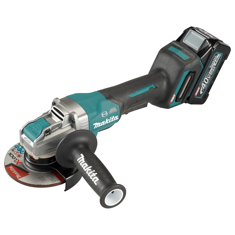Makita GA047GM201 40V Cordless Angle Grinder 125mm X-Lock
