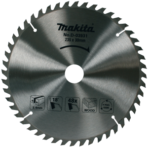 Makita D-03931 T.c.t. Saw Blade For Wood 235x30x48t