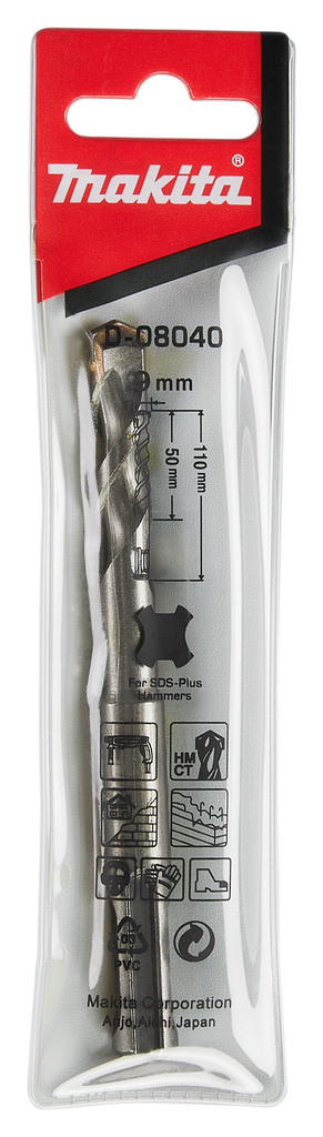 Makita D-08040 Bit 9-110 For Sds-Plus - photo 2