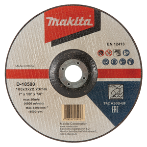 Makita D-18580 Cutting Wheel (Off Set) A30s For Metal
