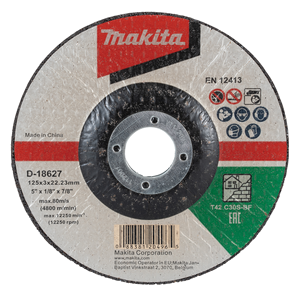 Makita D-18627 Cutting Wheel (Off Set) C30s For Masonry