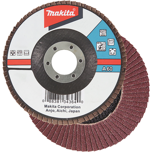 Makita D-27143 Flap Disc Ge 180mm #a60 Angled