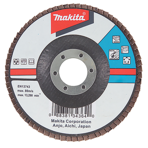 Makita D-27165 Flap Disc Ge 180mm #a120 Angled