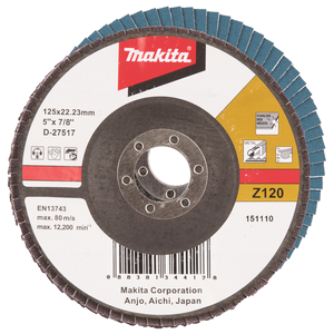 Makita D-27517 Flap Disc Ge 125mm #z120 Angled