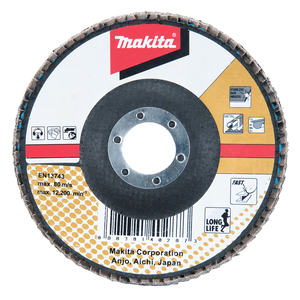 Makita D-27551 Flap Disc Ge 180mm #z80 Angled