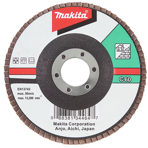 Makita D-28139 Flap Disc Ge 180mm #c40 Flat