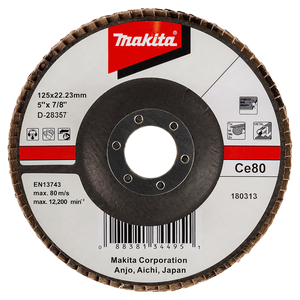Makita D-28357 Flap Disc Ge 125mm #80 Angled