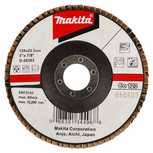 Makita D-28363 Flap Disc Ge 125mm #120 Angled