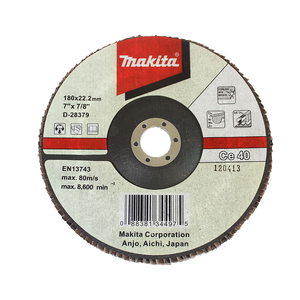 Makita D-28379 Flap Disc Ge 180mm #40 Angled