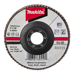 Makita D-28503 Flap Disc Ge 125mm #60 Flat