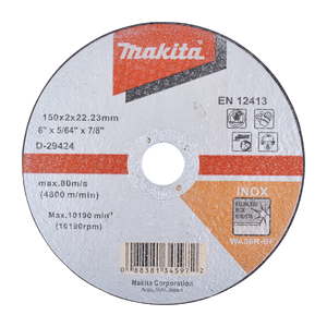 Makita D-29424 Thin Cutting (Flat) Wa36r For Stainless/