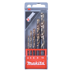 Makita D-30508 Multifaceted Point Hss Drill Bit 5pcs/P