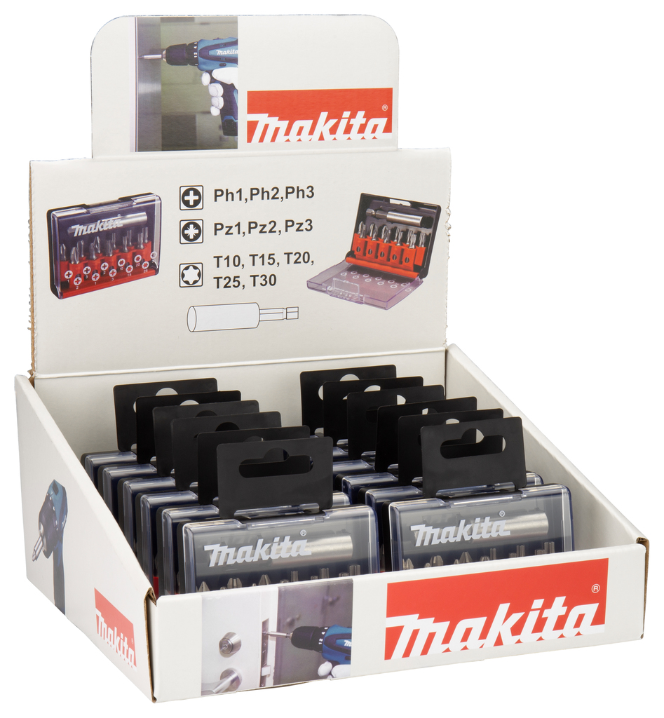 Makita D-31083-12 Screw Bits 12set/Box 12pcs/Set - photo 2