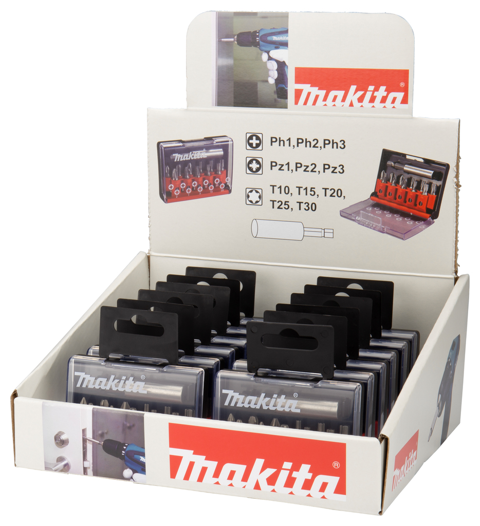 Makita D-31083-12 Screw Bits 12set/Box 12pcs/Set - photo 3