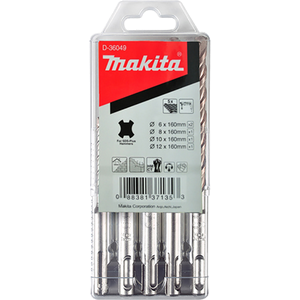 Makita D-36049 Sds Plus Bit Assortment (6,8,10,12 Mm)